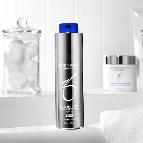 ZO SKIN HEALTH SUNSCREEN + PRIMER SPF 30 - Kem chống nắng vật lý phổ rộng