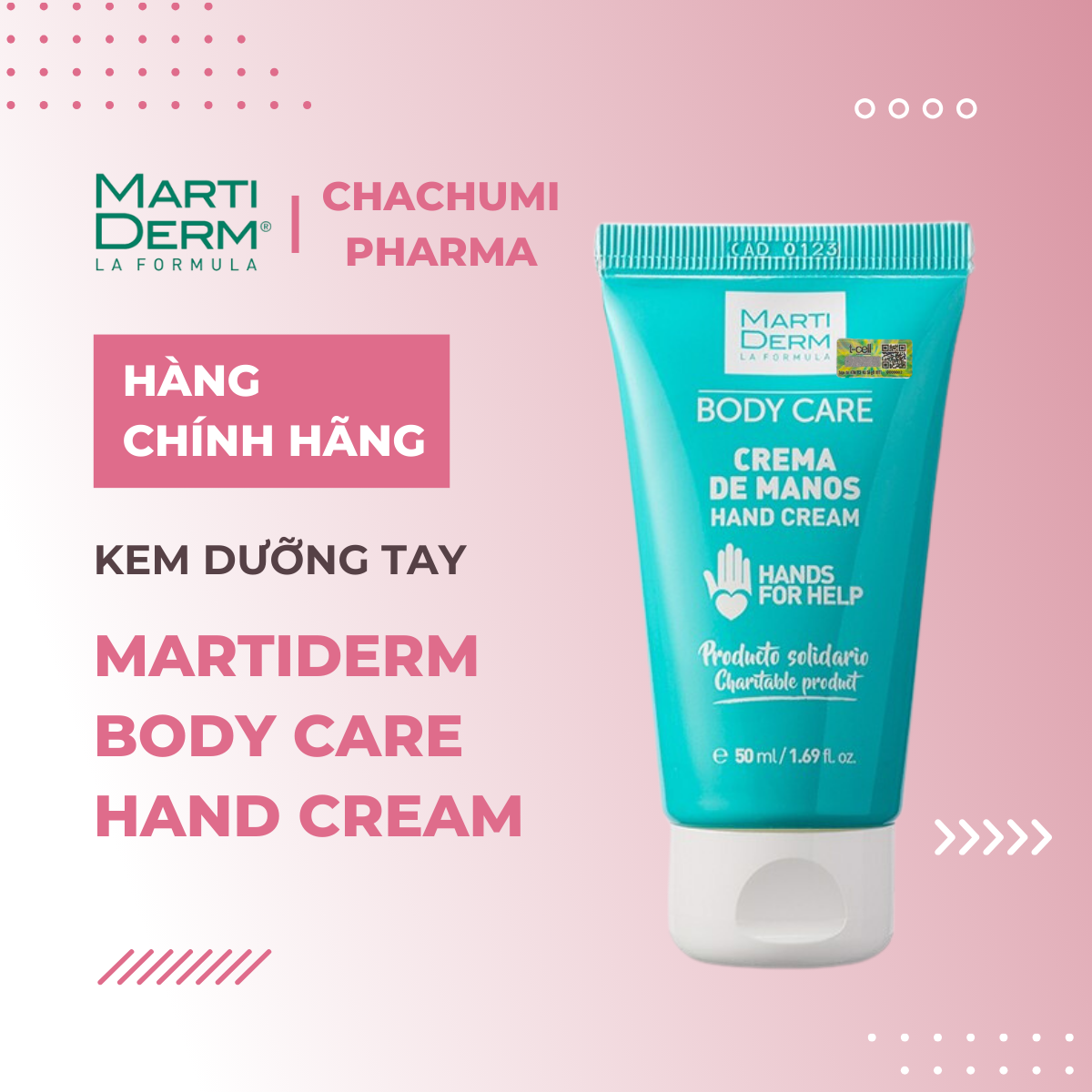 Martiderm Body Care Hand Cream (50ml)