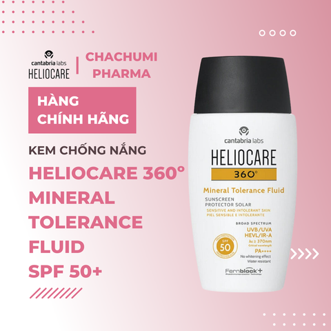 Heliocare 360 Mineral Fluid SPF50+ 50ml - Kem chống nắng