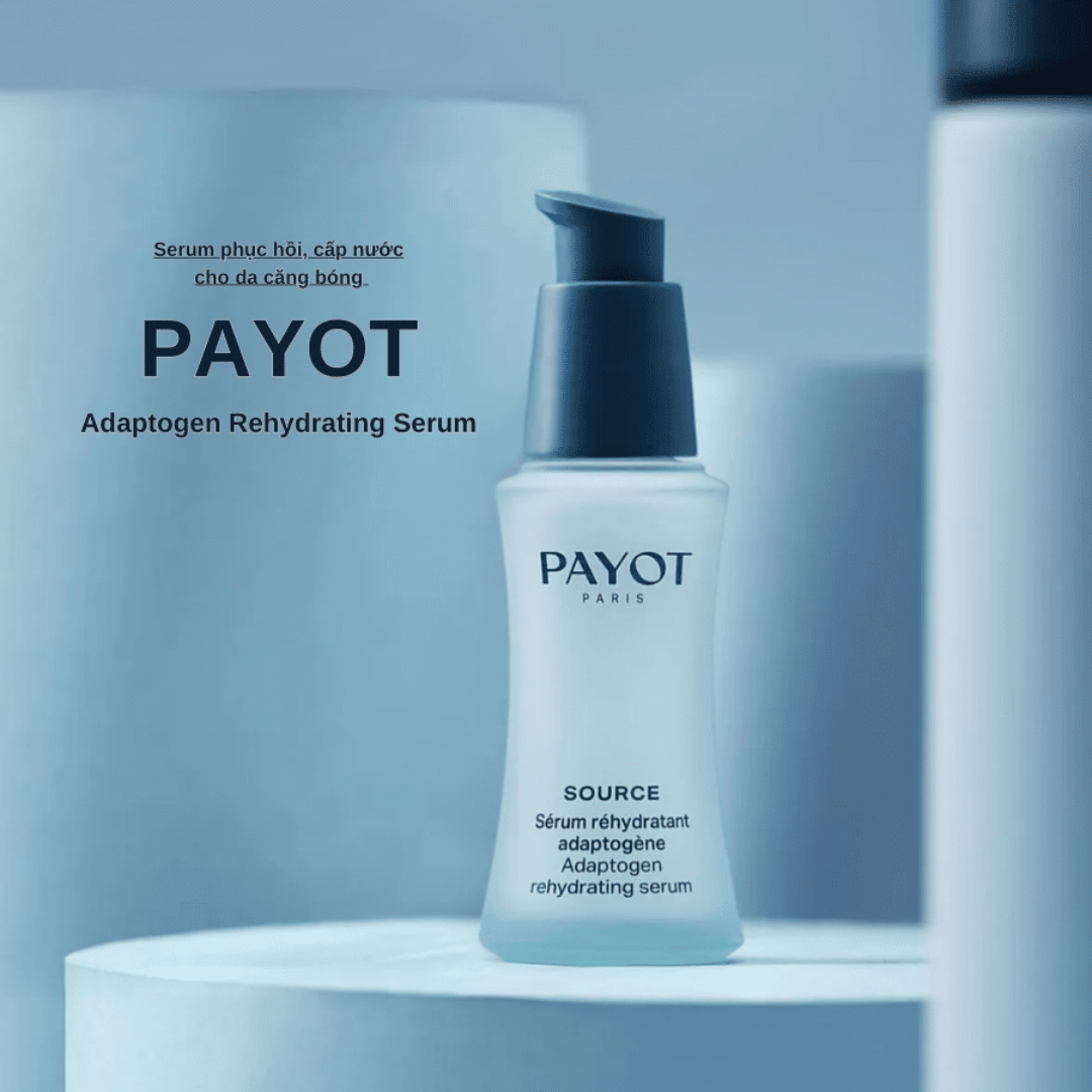 Serum PAYOT Source Adaptogen Rehydrating Serum phục hồi cấp nước căng bóng da 30ml