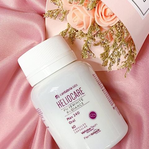 Viên Uống Trắng Da Heliocare Purewhite Radiance Max 240 Giảm Sạm Nám Da - Hộp 60 Viên