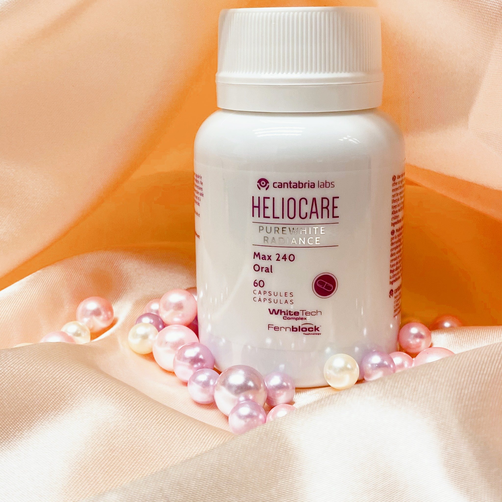 Viên Uống Trắng Da Heliocare Purewhite Radiance Max 240 Giảm Sạm Nám Da - Hộp 60 Viên