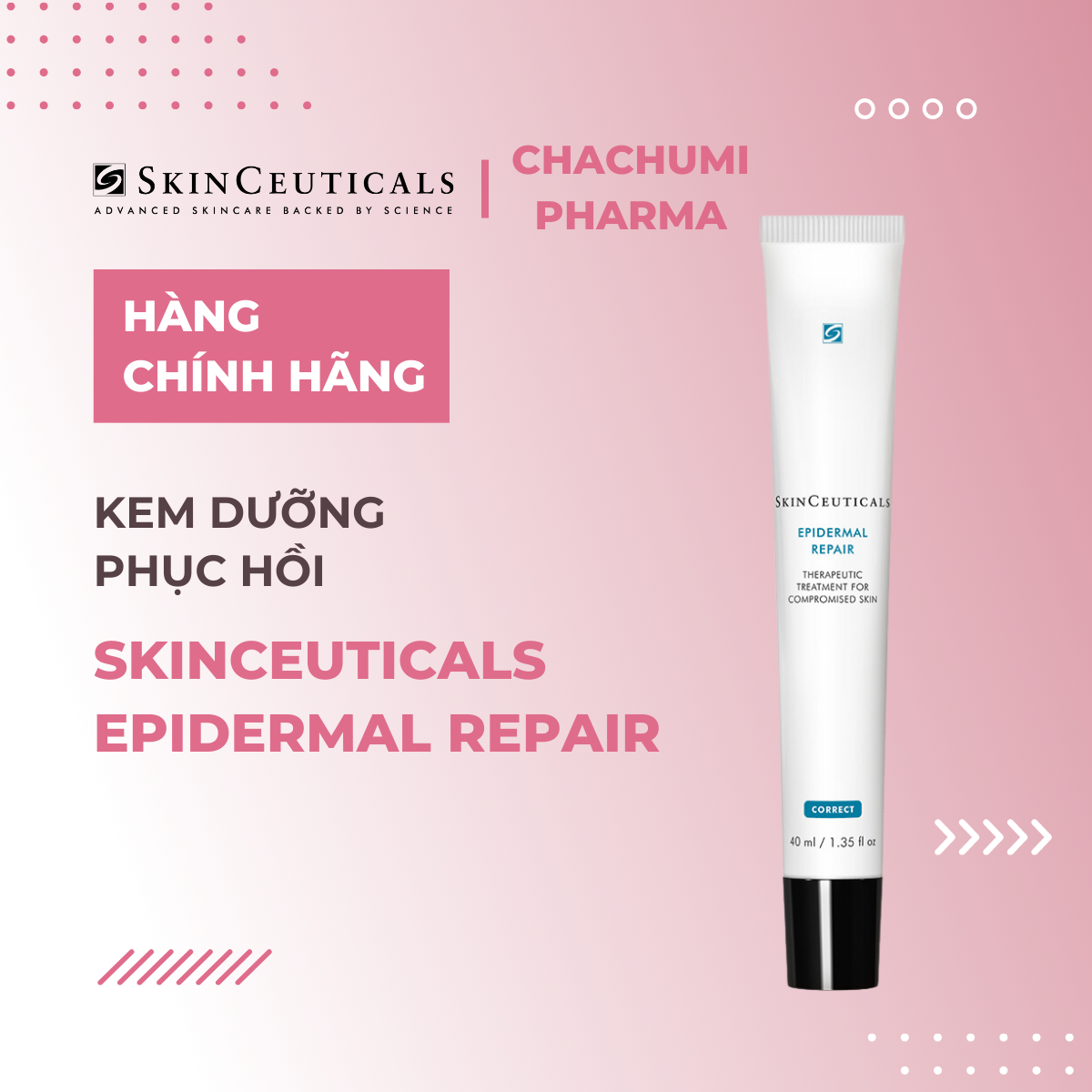 SkinCeuticals Epidermal Repair - Kem Dưỡng Phục Hồi 40ml (Mỹ)