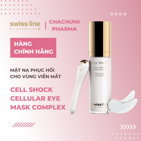 Swissline Cell Shock Cellular Eye Mask Complex - Mặt nạ tế bào trẻ hóa và săn chắc vùng da mắt