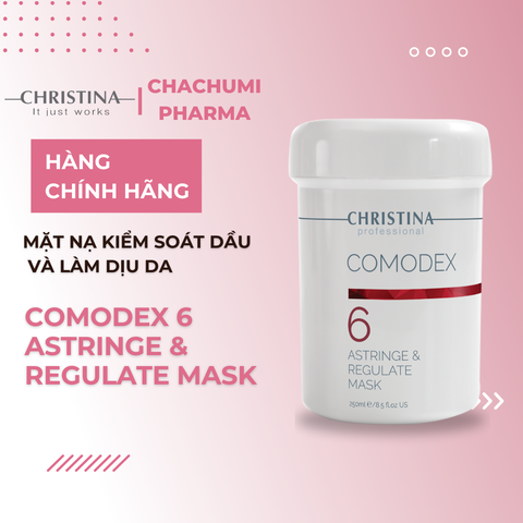 Christina Comodex 6 Astringe & Regulate Mask - Mặt Nạ Kiểm Soát Dầu Thừa, Giảm Viêm, Làm Dịu Da 250ml