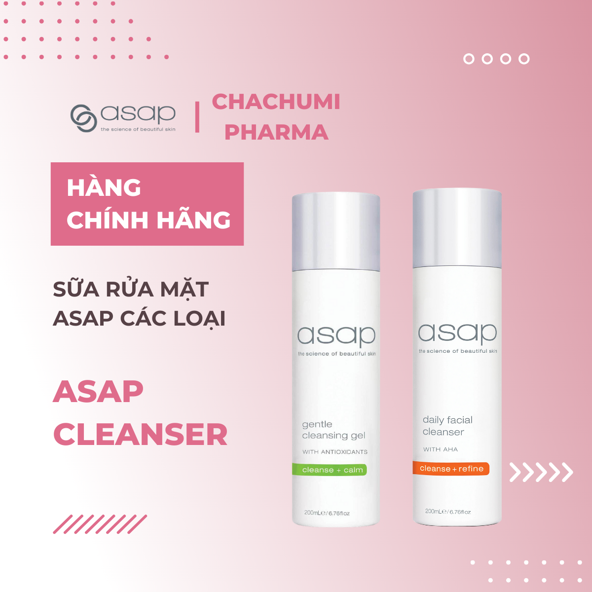 Asap Gentle Cleansing Gel - Daily Facial Cleanser 200ml - Sữa rửa mặt