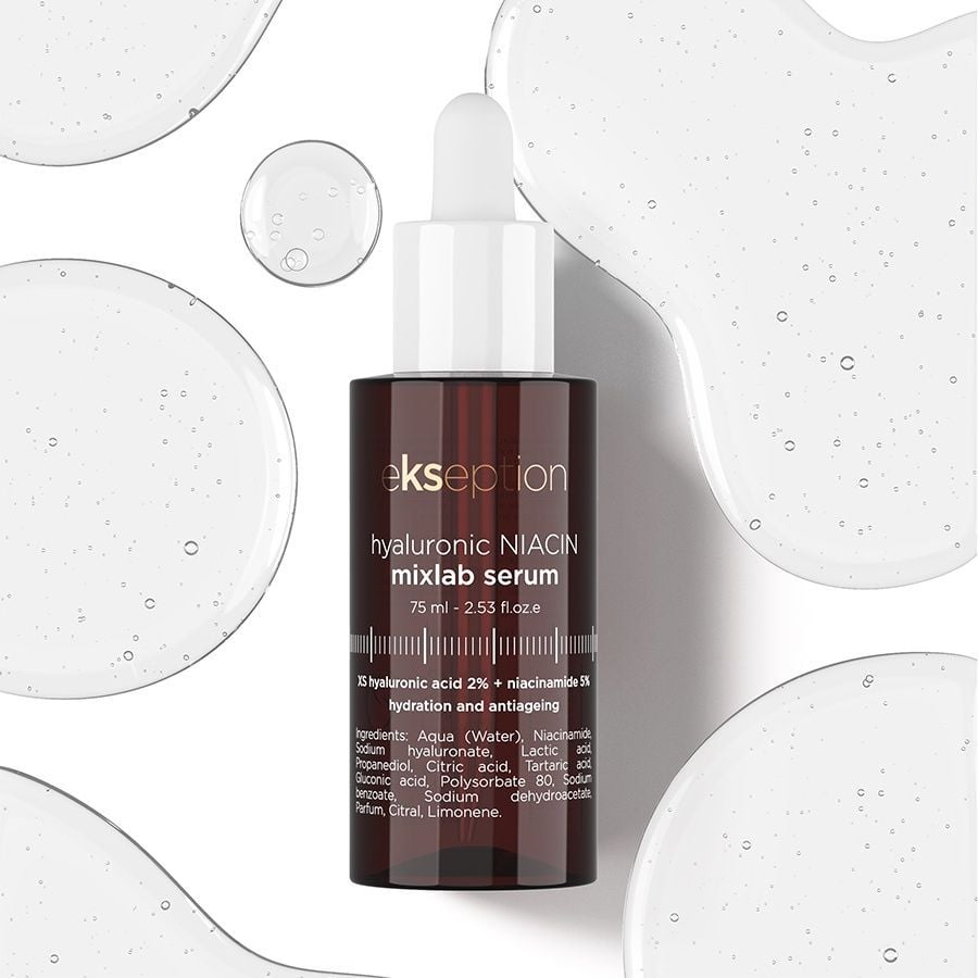 Tinh Chất Ekseption Hyaluronic Niacin Serum Niacinamide Giúp Giảm Mụn, Mờ Thâm 75ml
