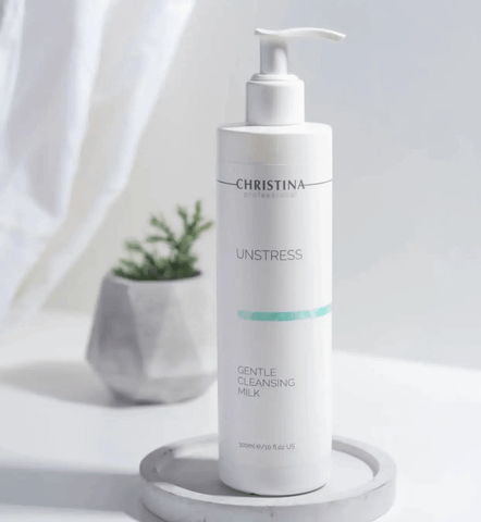 Christina Unstress Gentle Cleansing Milk - Sửa Rửa Mặt Cho Da Nhạy Cảm 300ml