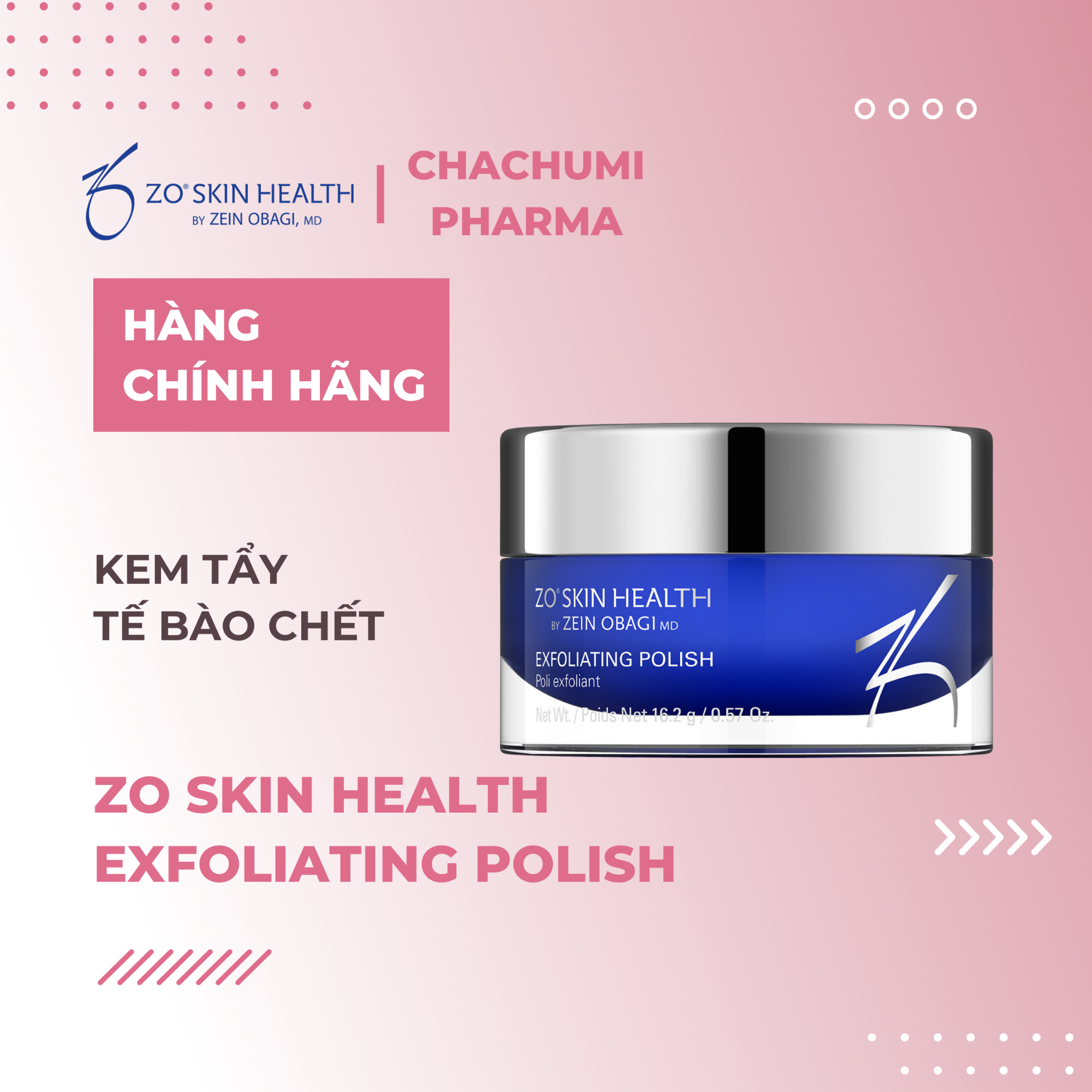 ZO SKIN HEALTH EXFOLIATING POLISH - Kem tẩy tế bào chết