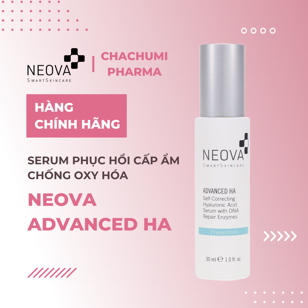 Neova Advanced HA - Serum Phục Hồi Cấp Ẩm Chống Oxy Hóa