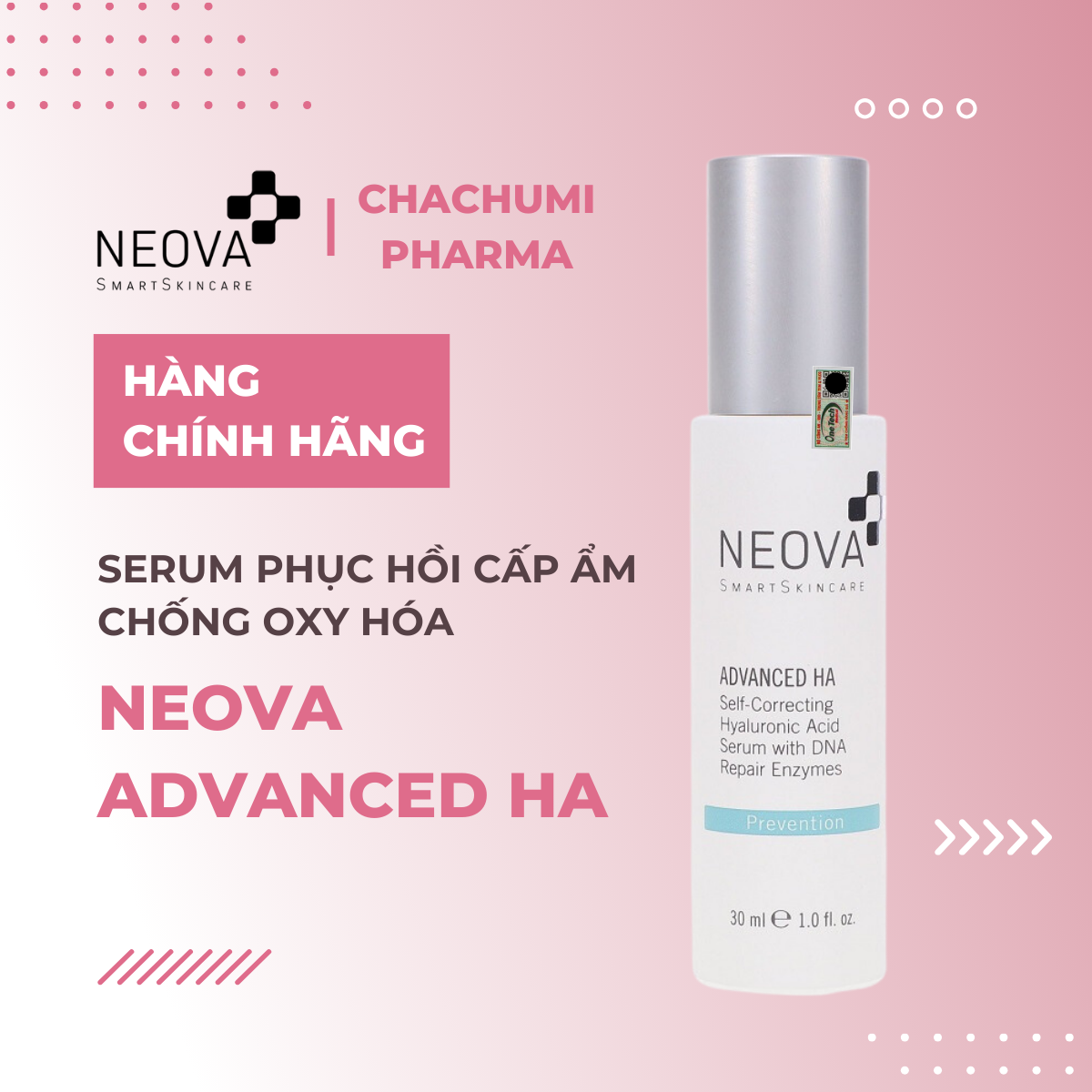 Neova Advanced HA - Serum Phục Hồi Cấp Ẩm Chống Oxy Hóa