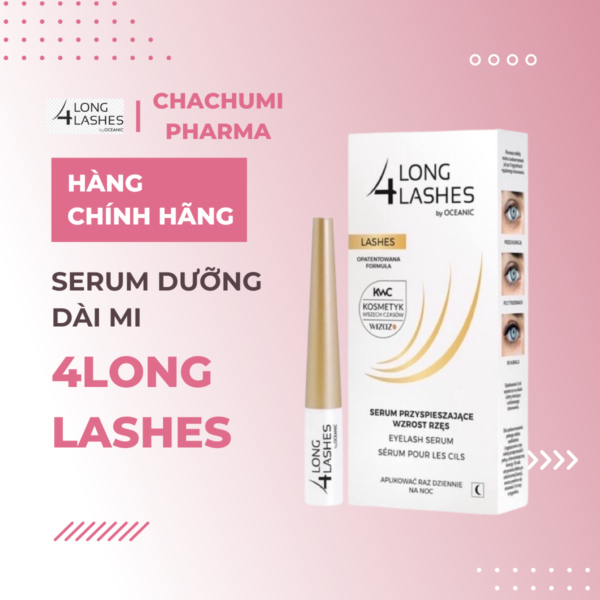 4LONG LASHES Serum Dưỡng Dài Mi 3ml