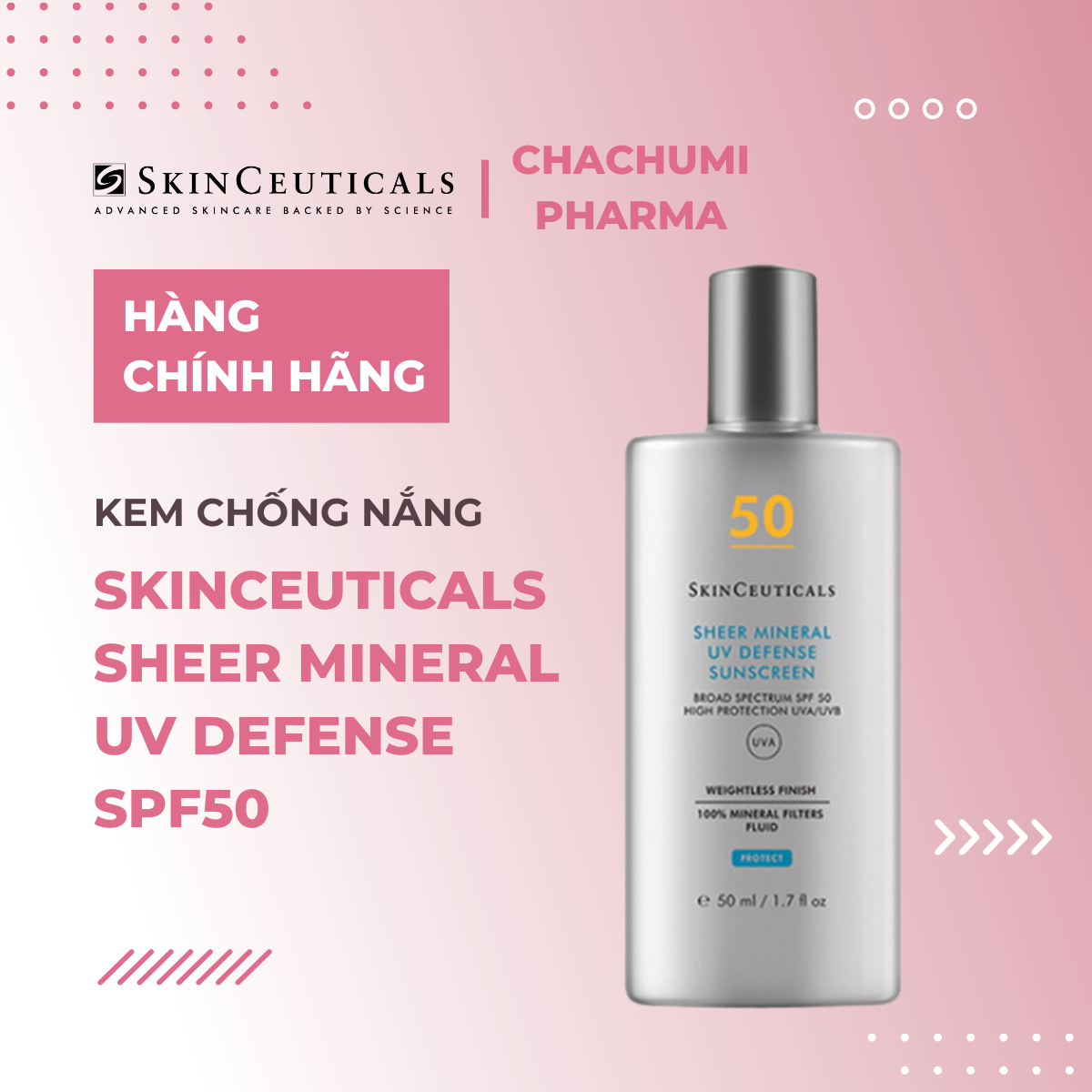 Skinceuticals Sheer Mineral UV Defense SPF50 50ml