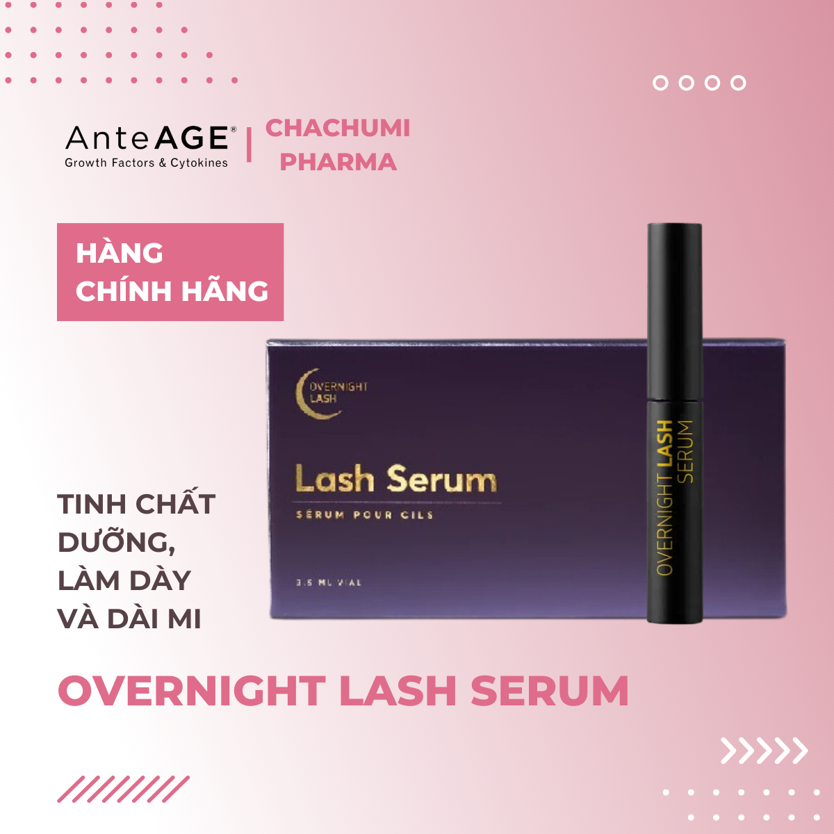 AnteAGE MD Overnight Lash - Tinh Chất Dưỡng, Làm Dày Và Dài Mi