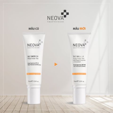 Neova DNA Damage Control Active Silc Sheer 2.0 SPF 40 - Kem Nền Chống Nắng BB