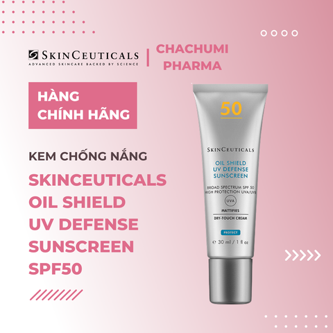 Skinceuticals Oil Shield Uv Defense Sun Cream SPF 50 50ml