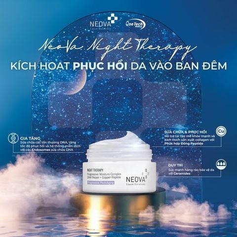Neova Night Therapy - Kem Đêm Cấp Ẩm, Phục Hồi DNA