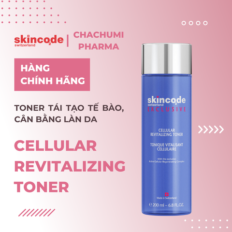 Skincode Cellular Revitalizing Toner - Toner Hoa Thanh Cúc tái tạo tế bào, cân bằng làn da