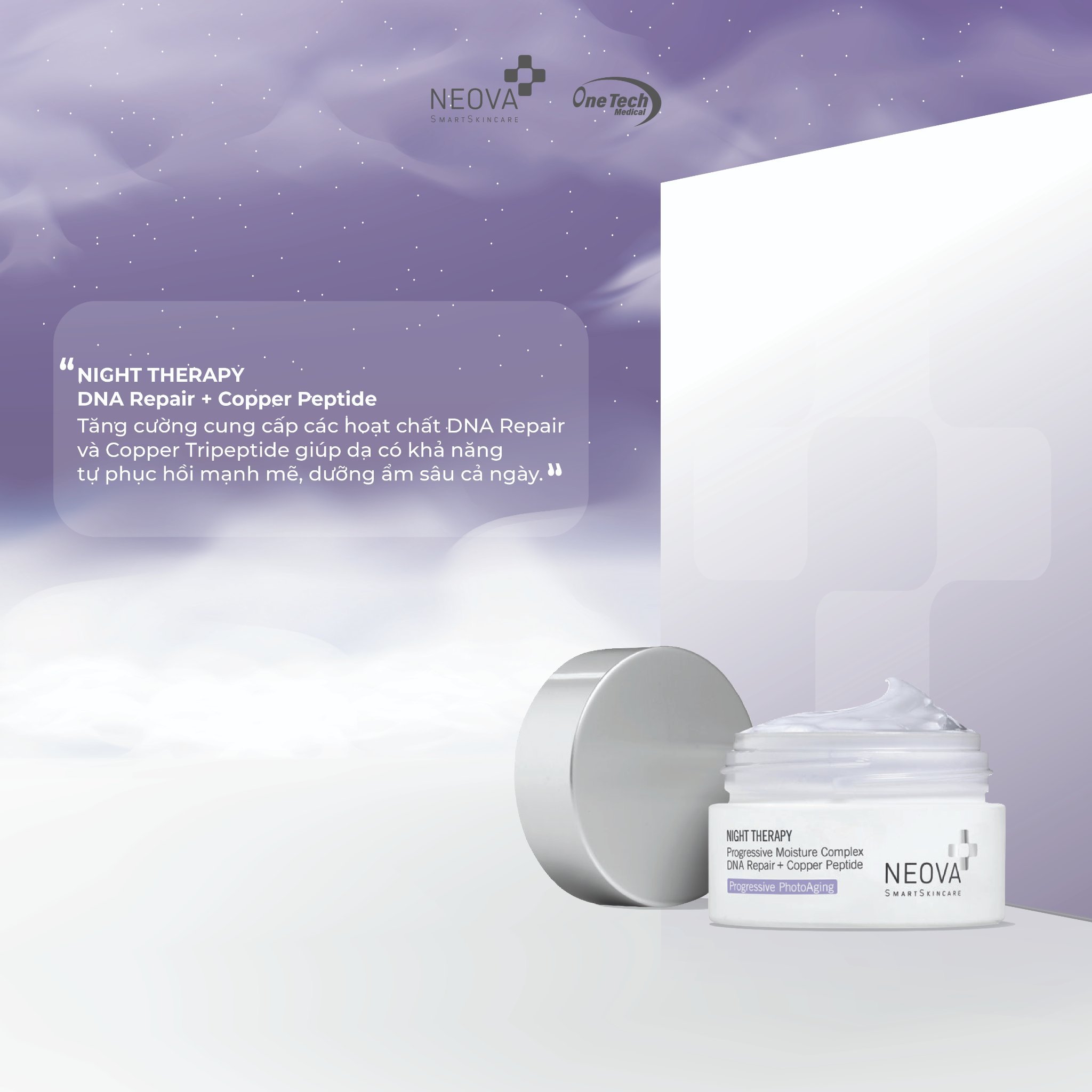Neova Night Therapy - Kem Đêm Cấp Ẩm, Phục Hồi DNA