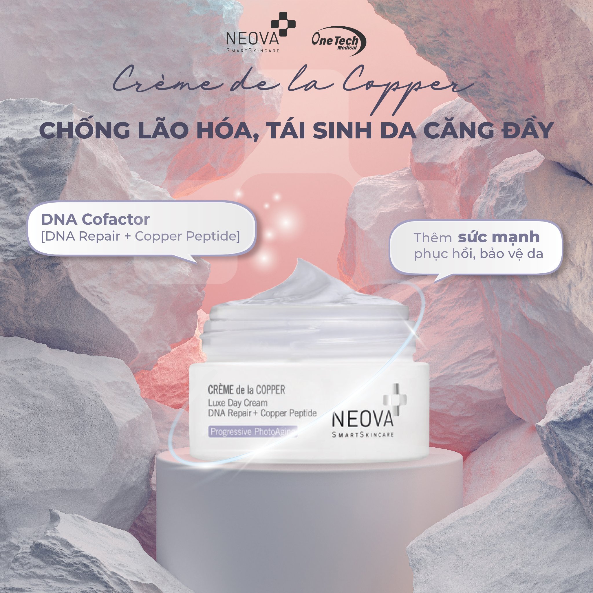 Neova Creme De La Copper - Kem dưỡng ẩm chuyên sâu, phục hồi và sửa chữa làn da