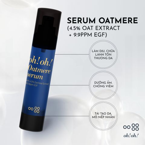 Tinh Chất Tế Bào Gốc oh!oh! Oatmere Serum Hỗ Trợ Tái Tạo Da
