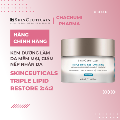 Skinceuticals Triple Lipid Restore 2:4:2 - Kem dưỡng làm da mềm mại, giảm nếp nhăn da 48ml