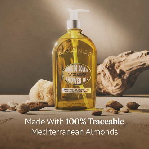 Sữa tắm Hạnh Nhân L'Occitane Almond Shower Oil 500ml (Dầu tắm)