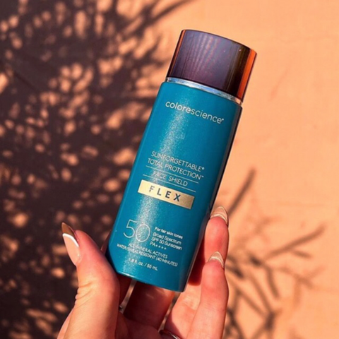 Kem Chống Nắng Colorescience Face Shield Flex – Fair SPF50 Nâng Tông Làm Đều Màu