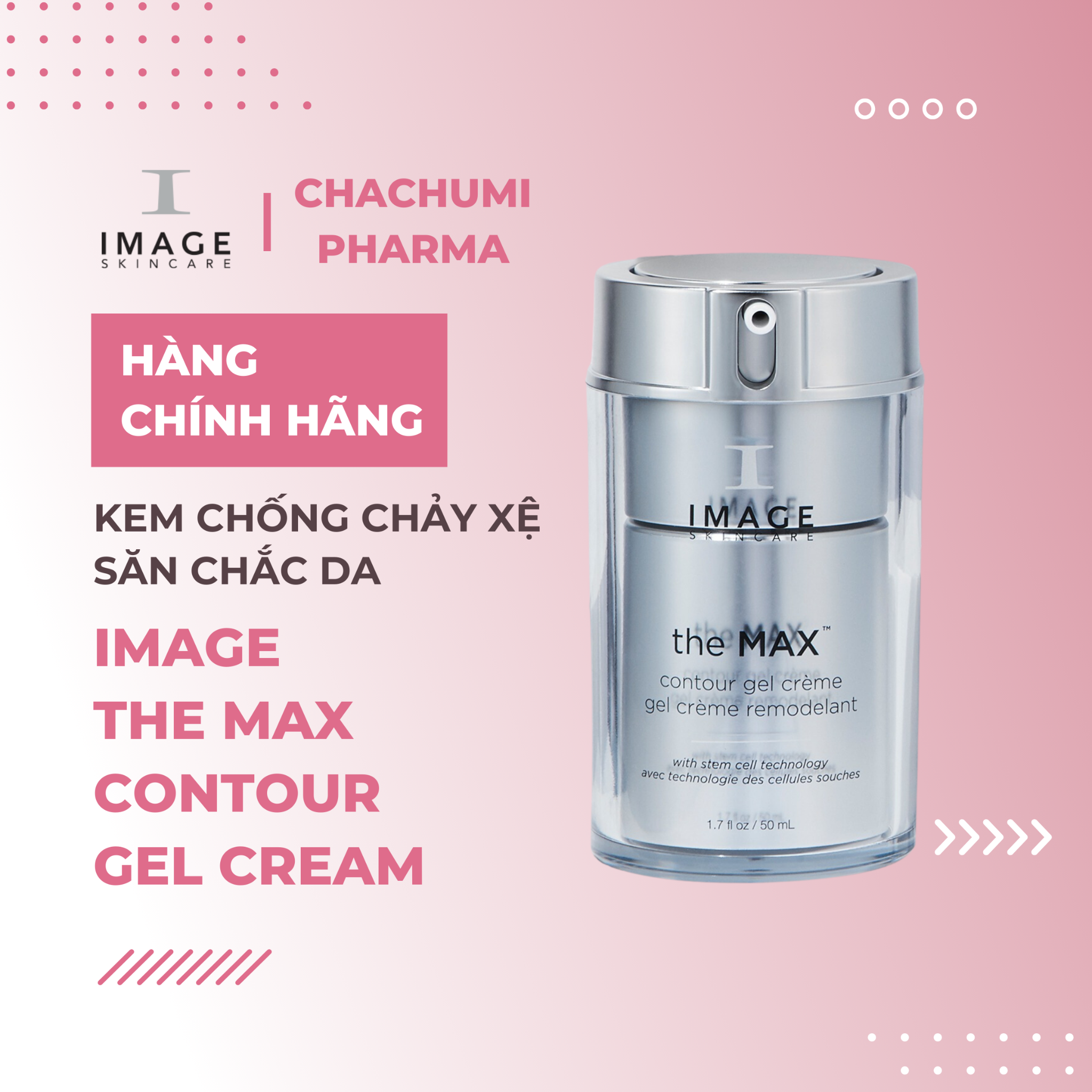 Image Skincare The Max Contour Gel Cream - Kem Chống Chảy Xệ Săn Chắc Da