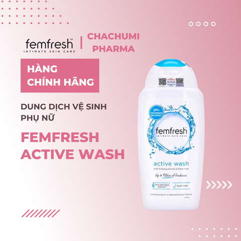 Femfresh Active Wash - Dung dịch vệ sinh phụ nữ