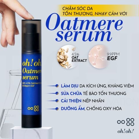 Tinh Chất Tế Bào Gốc oh!oh! Oatmere Serum Hỗ Trợ Tái Tạo Da