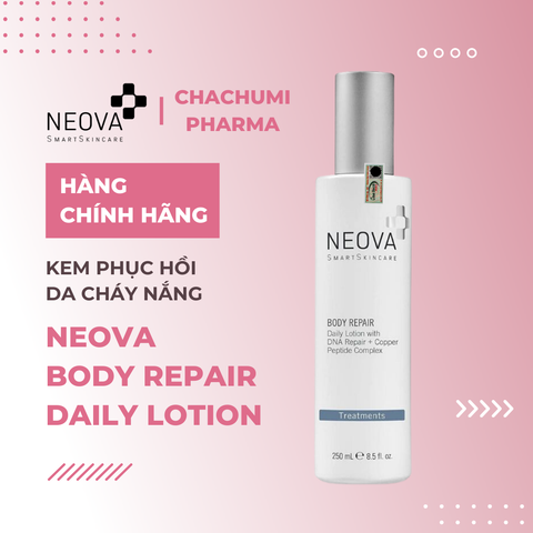 Neova Body Repair Daily Lotion - Kem phục hồi da cháy nắng 250ml