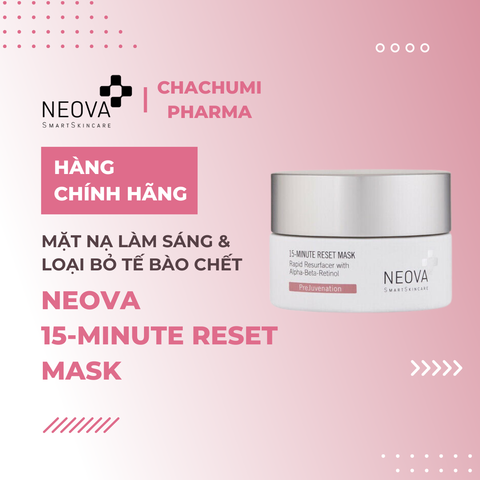 Neova 15-Minute Reset Mask 50ml - Mặt nạ làm sáng và loại bỏ tế bào chết