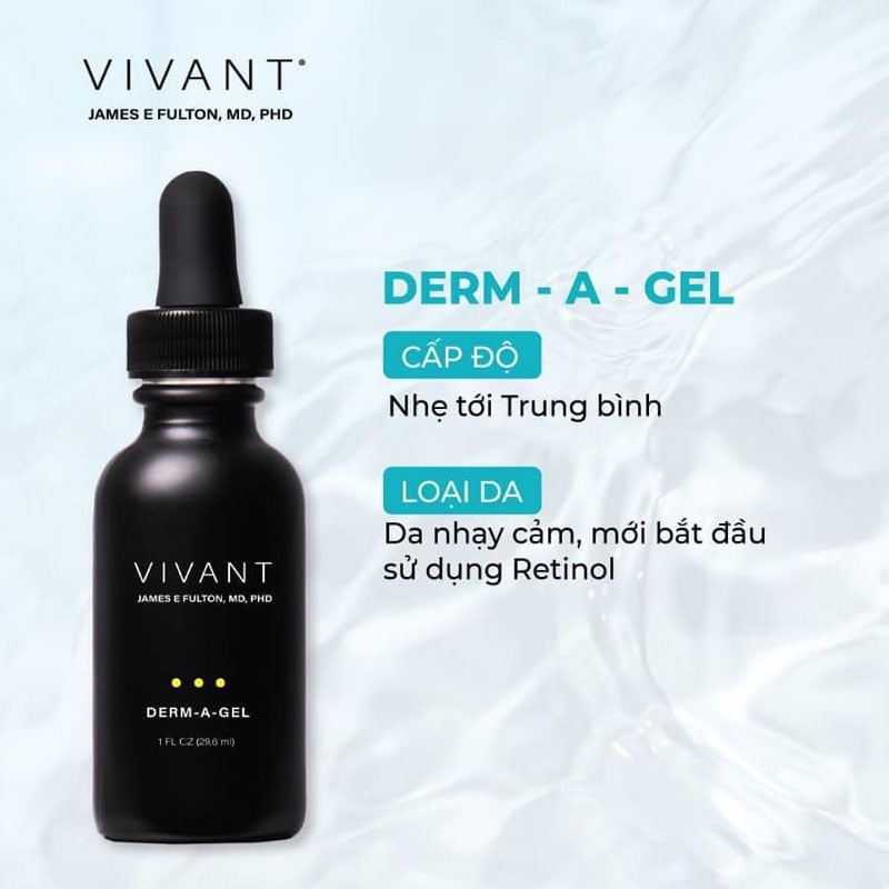 Vivant Derm-A-Gel - Serum giảm nếp nhăn, đều màu da
