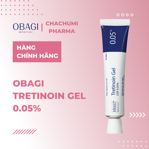 Obagi Tretinoin 0.05% - Gel ngăn ngừa mụn, nám