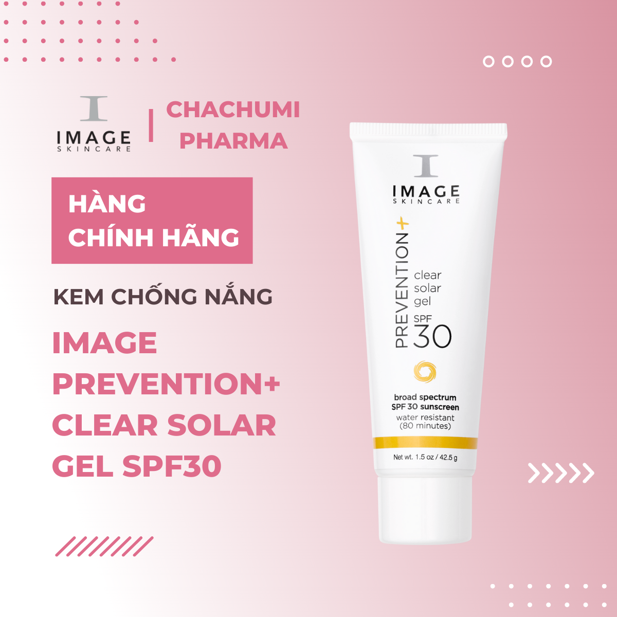 Image Prevention+ Clear Solar Gel SPF30 42.5g - Kem chống nắng