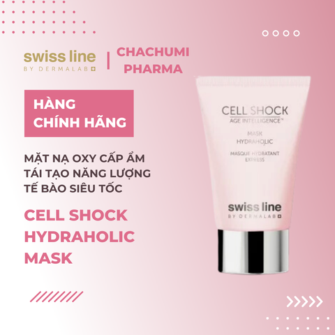 Swissline Cell Shock Age Intelligence Hydraholic Mask - Mặt nạ oxy cấp ẩm tái tạo năng lượng tế bào siêu tốc