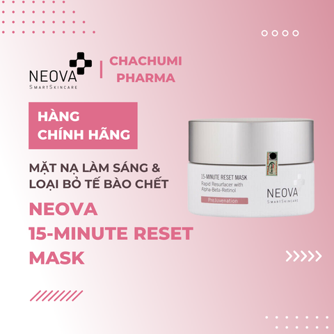 Neova 15-Minute Reset Mask 50ml - Mặt nạ làm sáng và loại bỏ tế bào chết