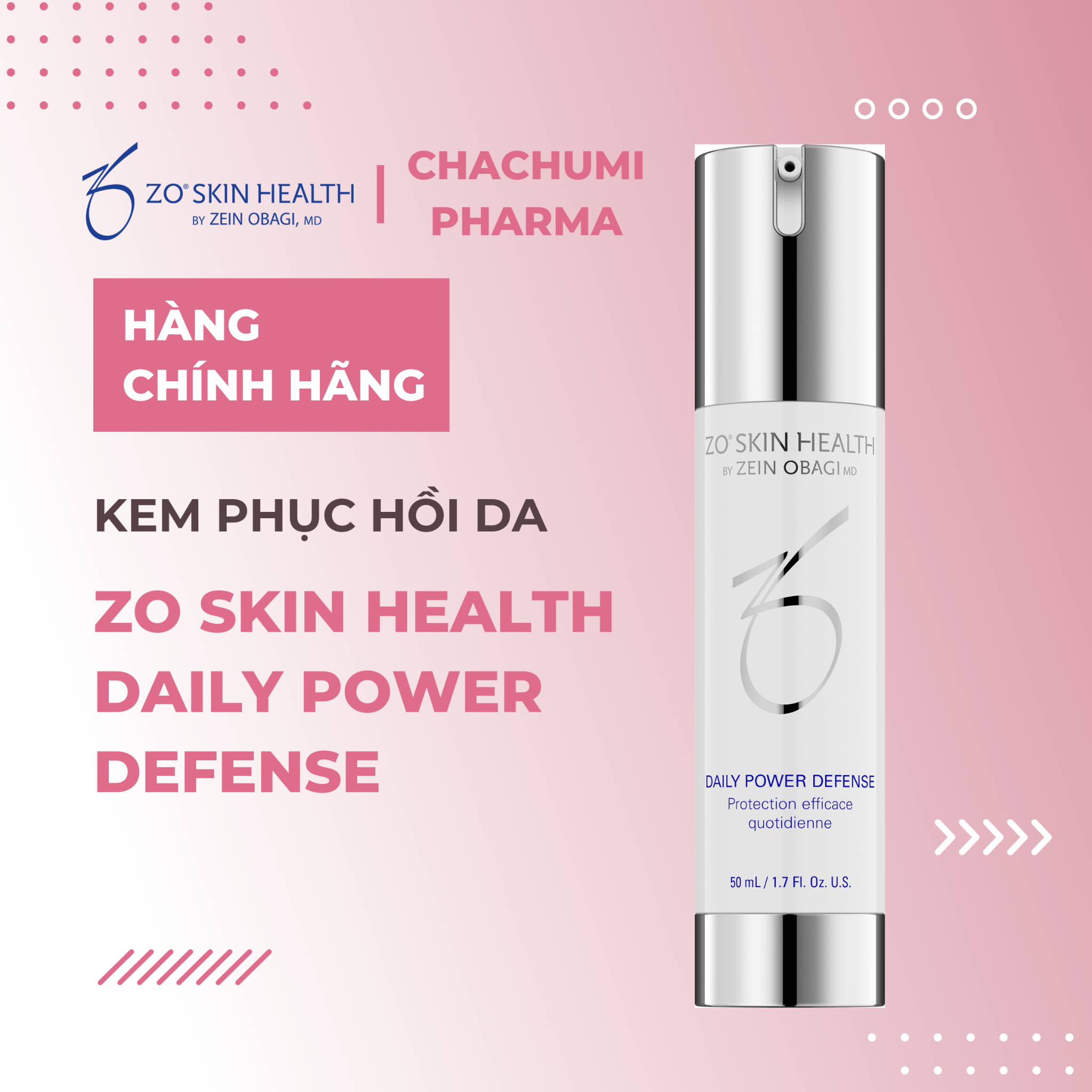 ZO SKIN HEALTH DAILY POWER DEFENSE - Kem phục hồi da