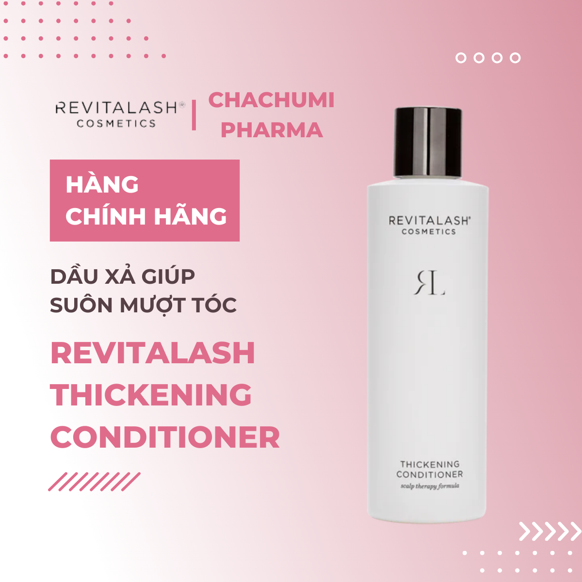 Revitalash Thickening Shampoo & RevitaLash Thickening Conditioner - Dầu gội xả suôn mượt & ngăn rụng tóc