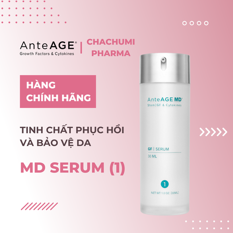 Bộ Đôi AnteAGE MD System - MD Serum (1) & MD Accelerator (2) Chống Oxy Hóa, Phục Hồi & Nuôi Dưỡng Da Chuyên Sâu