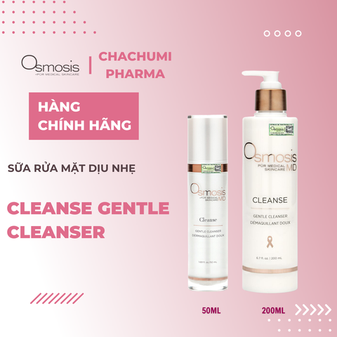 Sữa Rửa Mặt Osmosis Cleanse Gentle - Deep Clean Detox - Purify Enzyme Cleanser