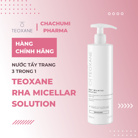 Teoxane RHA Micellar Solution - Nước Tẩy trang 3 trong 1