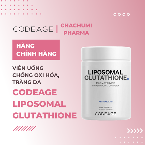 CODEAGE LIPOSOMAL GLUTATHIONE 500mg & 1000mg