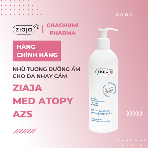 Ziaja Med Atopic Skin Dermatological Formula Body Lotion Nourishing - Nhũ Tương Mượt Da Toàn Thân 400ml