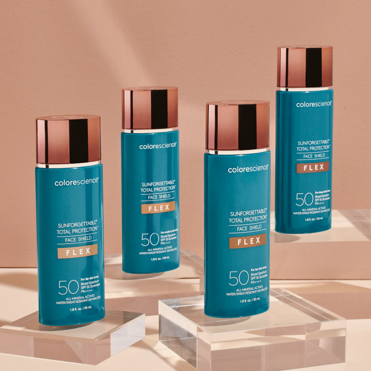 Kem Chống Nắng Colorescience Face Shield Flex – Fair SPF50 Nâng Tông Làm Đều Màu