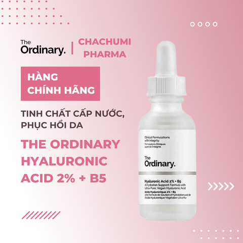 The Ordinary Hyaluronic Acid 2% + B5 – Serum cấp nước và hồi phục da (Canada)