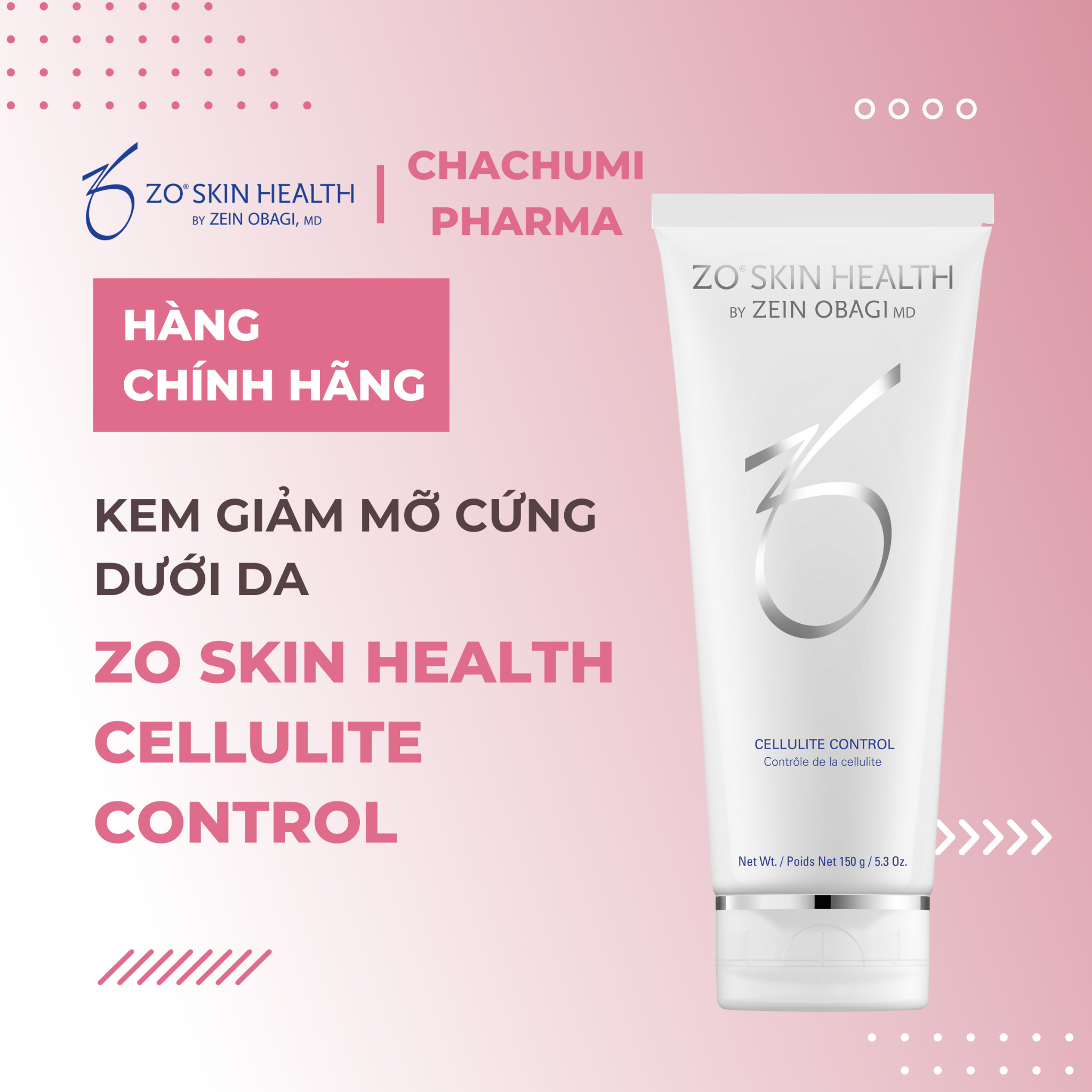 ZO SKIN HEALTH CELLULITE CONTROL - Kem giảm mỡ cứng dưới da