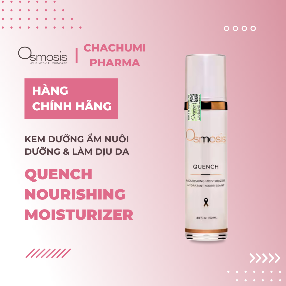 Osmosis Quench Nourishing - Hydrate Plumping - Enrich Restorative Kem Dưỡng Cấp Ẩm & Trẻ Hóa Da