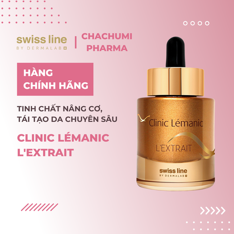Swissline Clinic Lémanic by Swiss line - L'ExtrAge Intelligencet - Tinh chất nâng cơ xóa nhăn & phục hồi da chuyên sâu